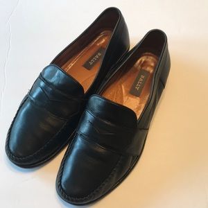 Men’s Bally loafers.